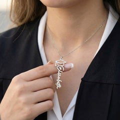 Graduation Cap Necklace